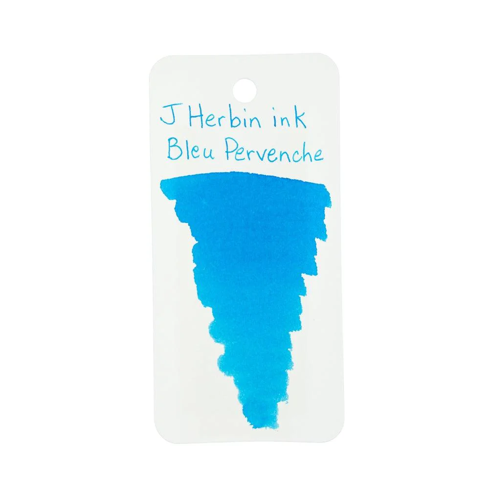 J Herbin Ink Bottle (10ml / 30ml) - Bleu Pervenche - Image 4