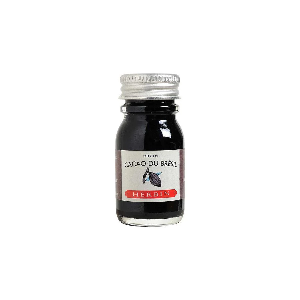 J Herbin Ink Bottle (10ml /30ml) - Cacao du Brésil - Image 2