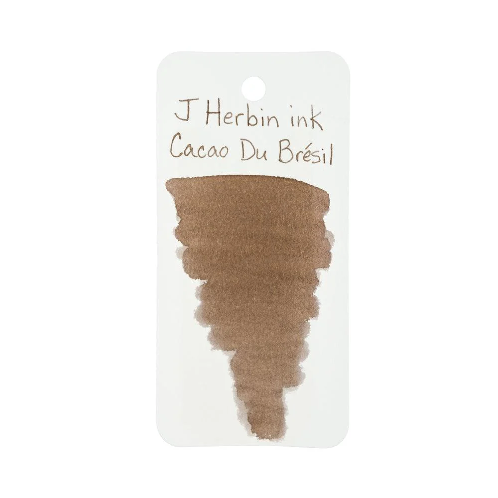 J Herbin Ink Bottle (10ml /30ml) - Cacao du Brésil - Image 4