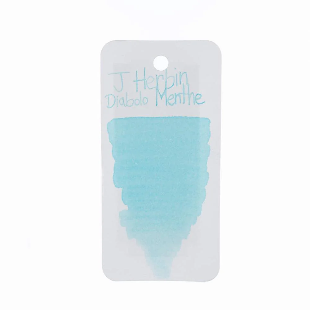 J Herbin Ink Bottle (10ml / 30ml) - Diabolo Menthe - Image 4