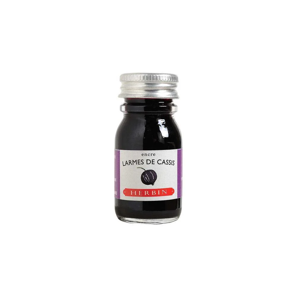 J Herbin Ink Bottle (10ml / 30ml) - Larme de Cassis - Image 2