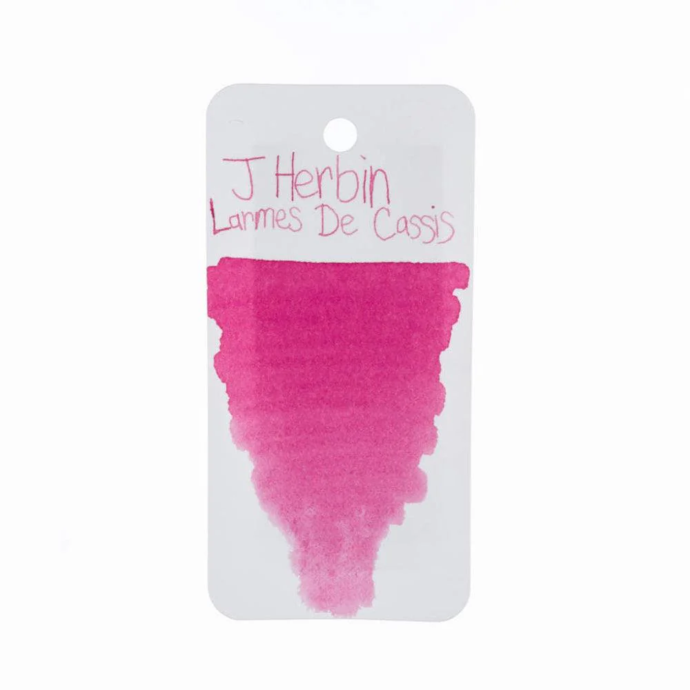 J Herbin Ink Bottle (10ml / 30ml) - Larme de Cassis - Image 4
