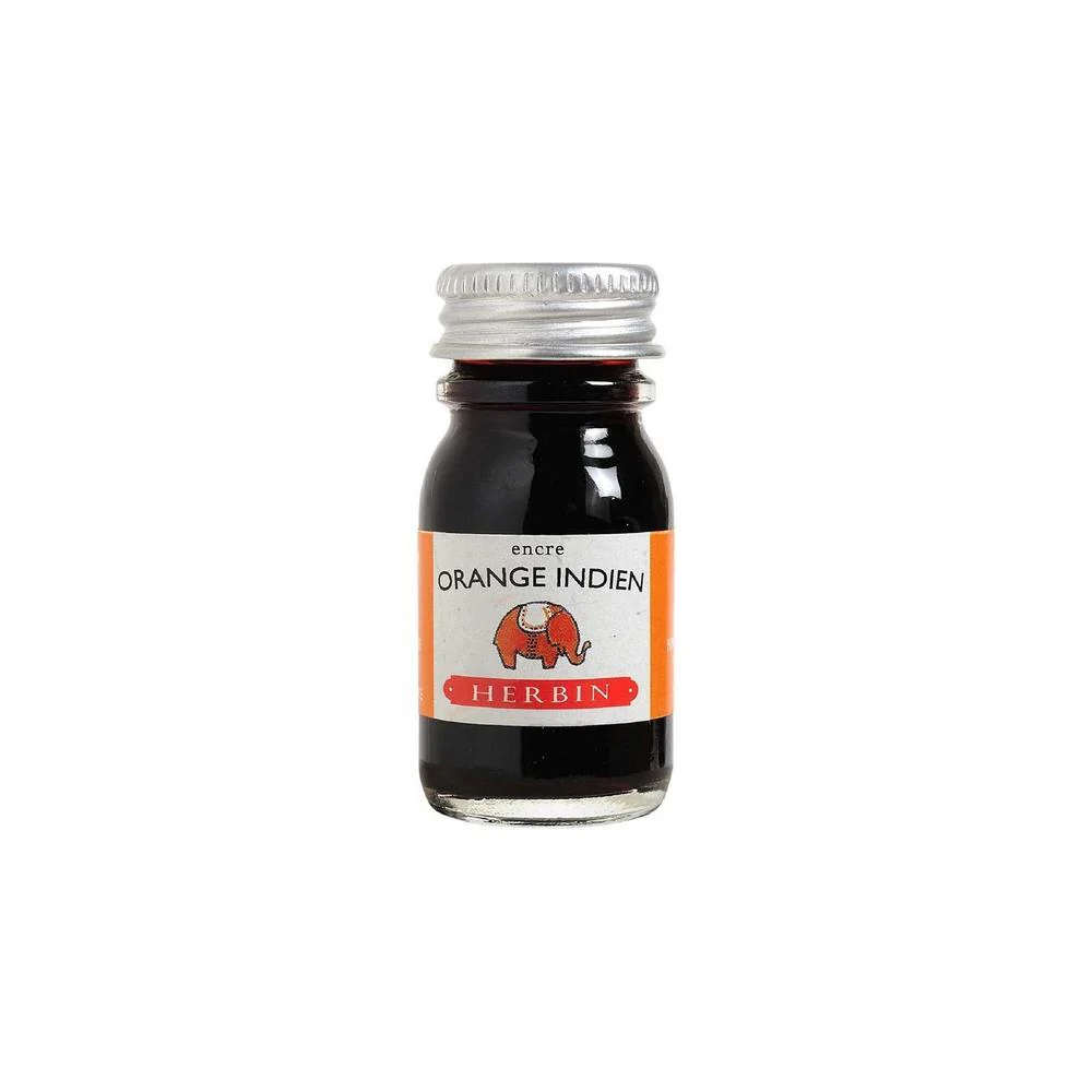 J Herbin Ink Bottle (10ml / 30ml) - Orange Indien - Image 2