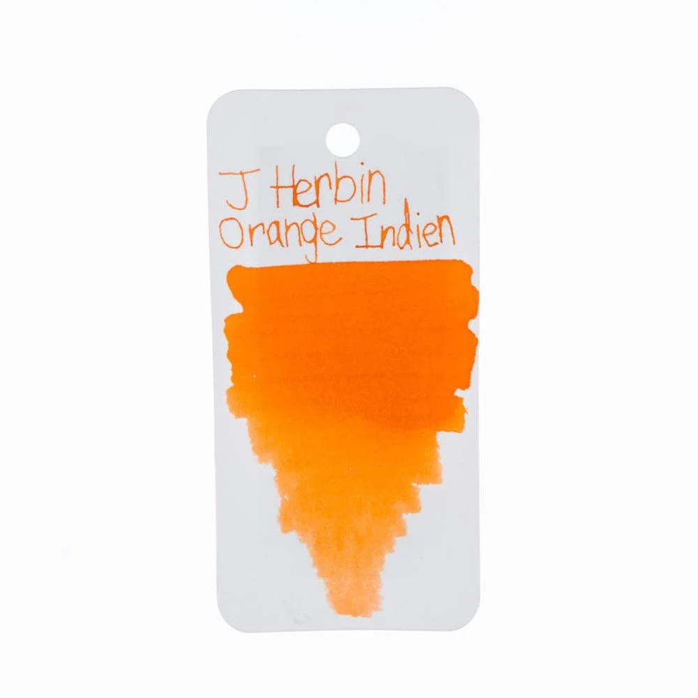 J Herbin Ink Bottle (10ml / 30ml) - Orange Indien - Image 4