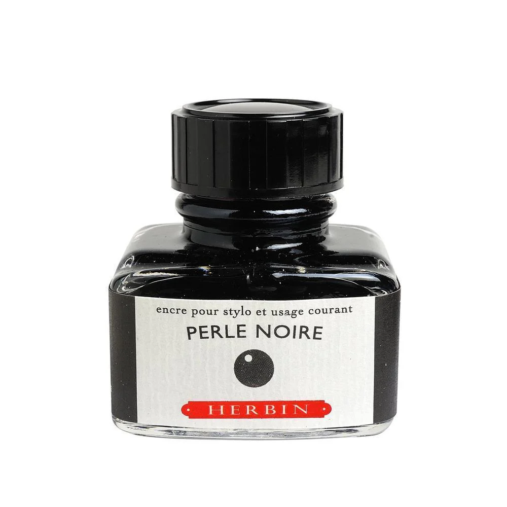 J Herbin Ink Bottle (10ml / 30ml / 100ml) - Perle Noire - Image 4