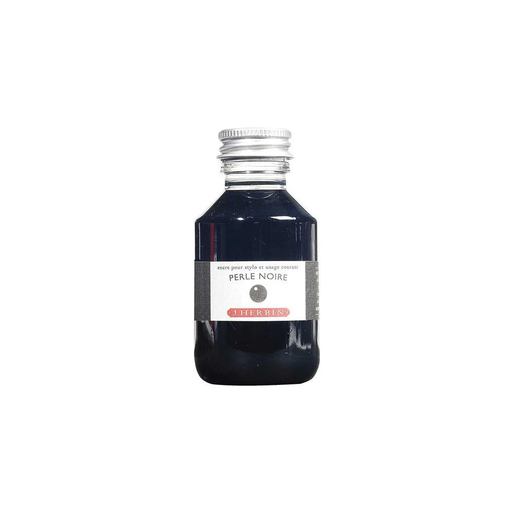 J Herbin Ink Bottle (10ml / 30ml / 100ml) - Perle Noire - Image 5