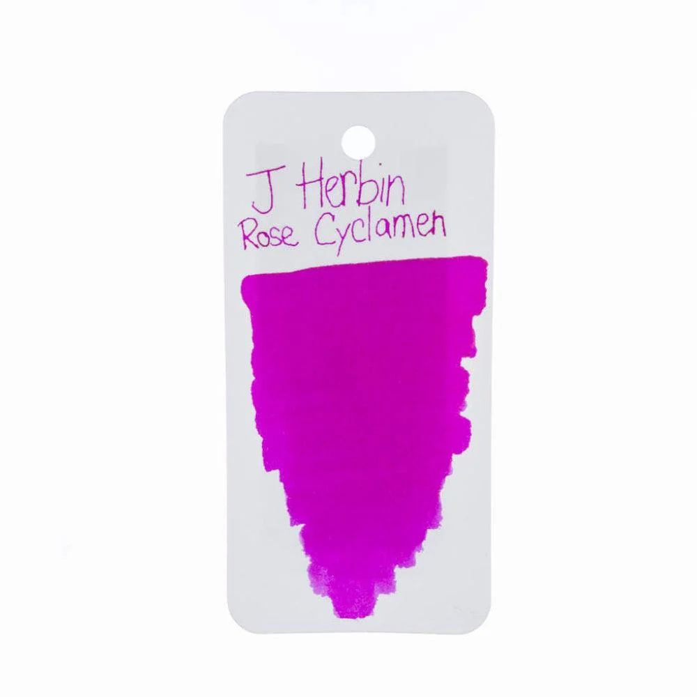 J Herbin Ink Bottle (10ml / 30ml) - Rose Cyclamen - Image 4