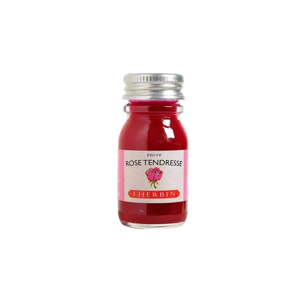 J Herbin Ink Bottle (10ml / 30ml) - Rose Tendresse - Image 2