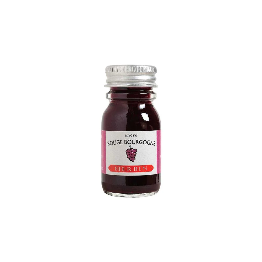 J Herbin Ink Bottle (10ml / 30ml) - Rouge Bourgogne - Image 2