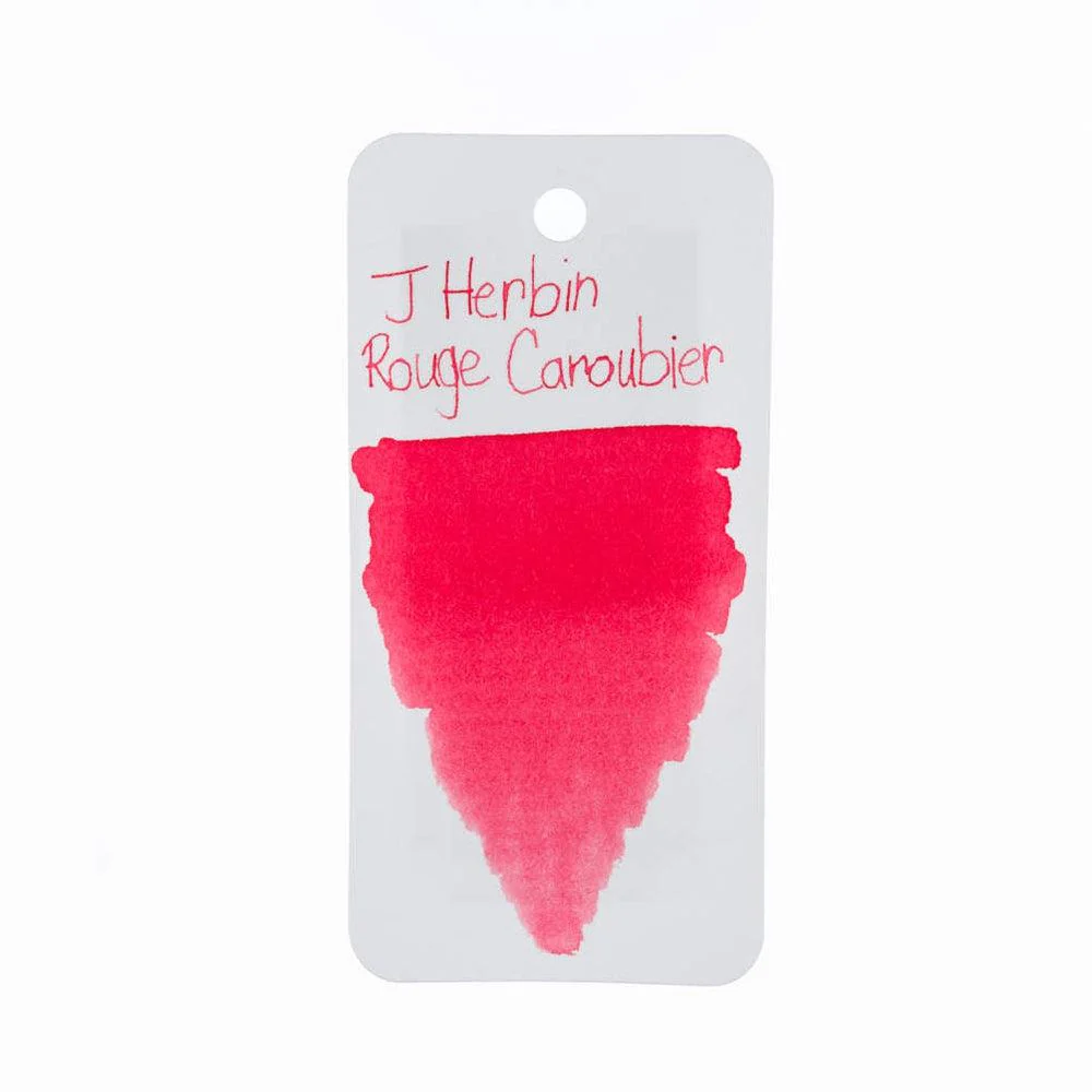J Herbin Ink Bottle (10ml / 30ml) - Rouge Caroubier - Image 4