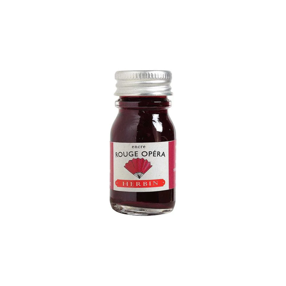 J Herbin Ink Bottle (10ml / 30ml) - Rouge Opéra - Image 2