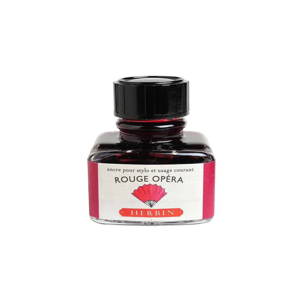J Herbin Ink Bottle (10ml / 30ml) - Rouge Opéra - Image 3