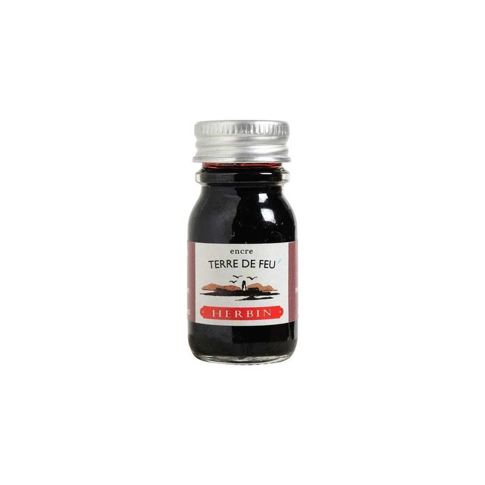 J Herbin Ink Bottle (10ml / 30ml) - Terre de Feu - Image 2