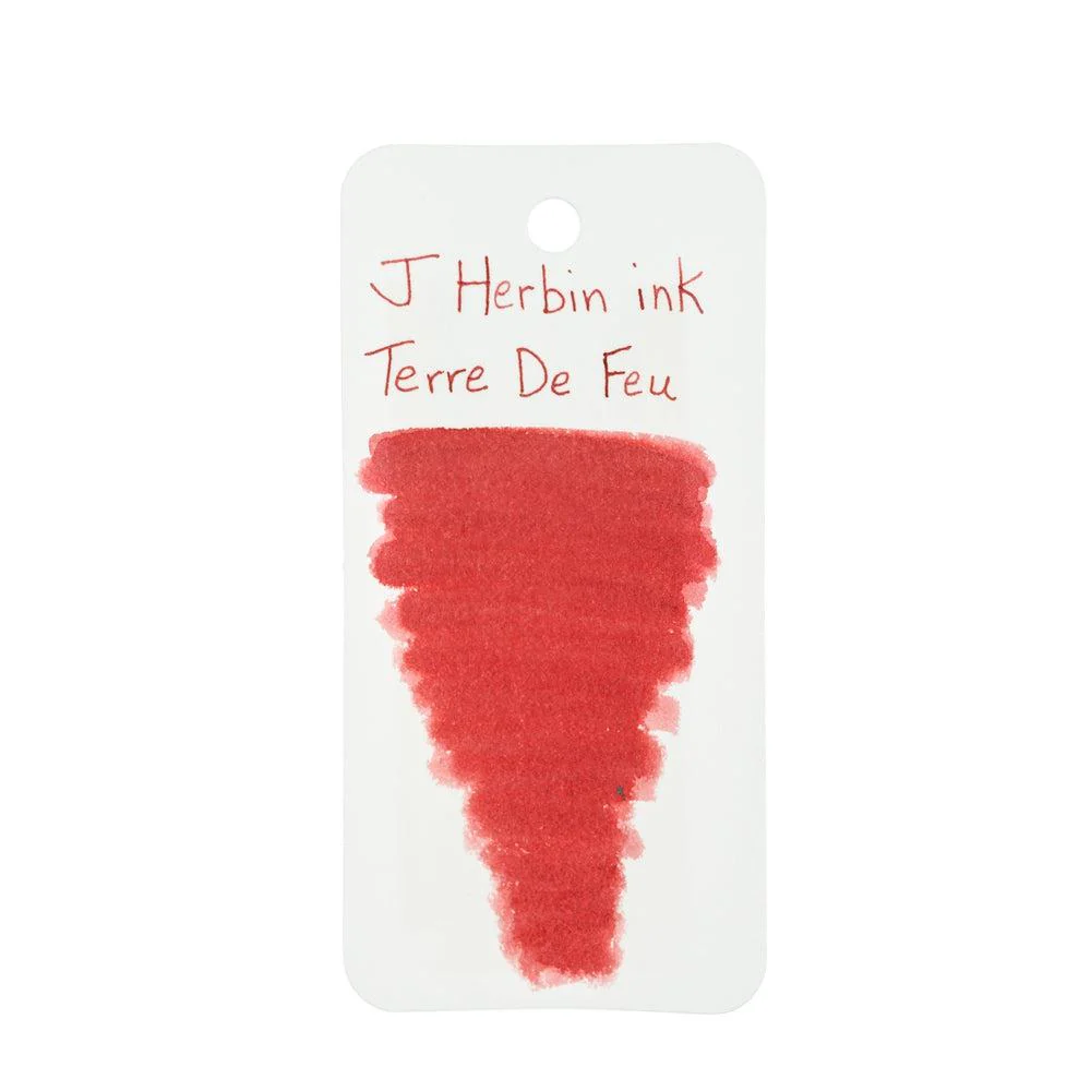 J Herbin Ink Bottle (10ml / 30ml) - Terre de Feu - Image 4