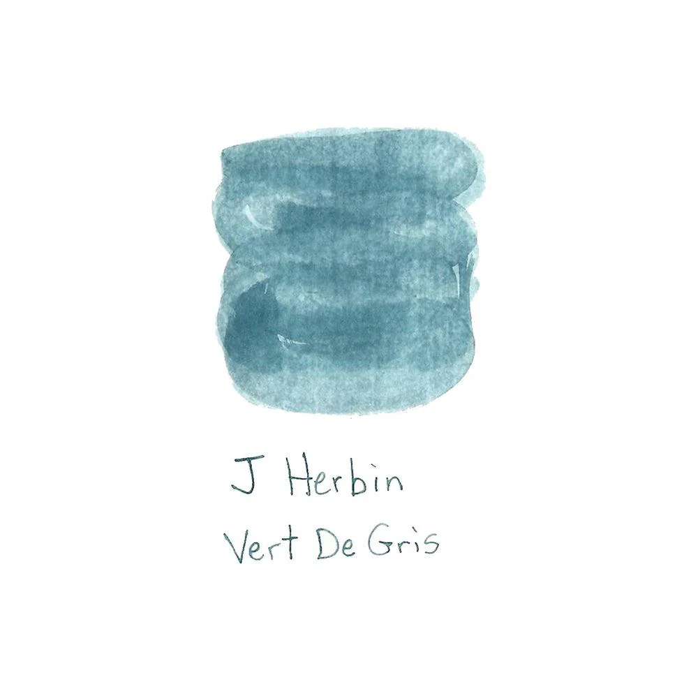 J Herbin Ink Bottle (10ml / 30ml) - Vert de Gris - Image 4