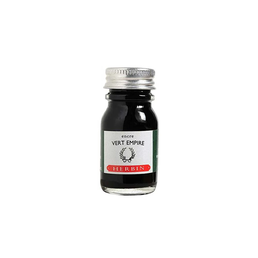 J Herbin Ink Bottle (10ml / 30ml) - Vert Empire - Image 2
