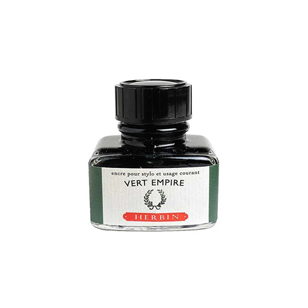 J Herbin Ink Bottle (10ml / 30ml) - Vert Empire - Image 3
