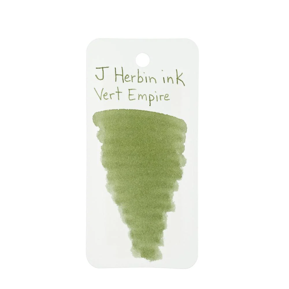 J Herbin Ink Bottle (10ml / 30ml) - Vert Empire - Image 4