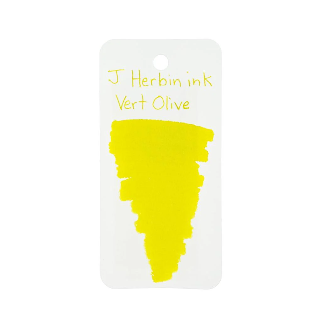 J Herbin Ink Bottle (10ml / 30ml) - Vert Olive - Image 4