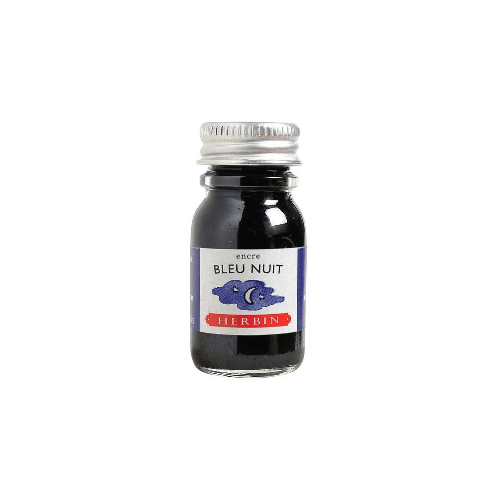 J Herbin Ink Bottle (10ml / 30ml) - Bleu Nuit - Image 3