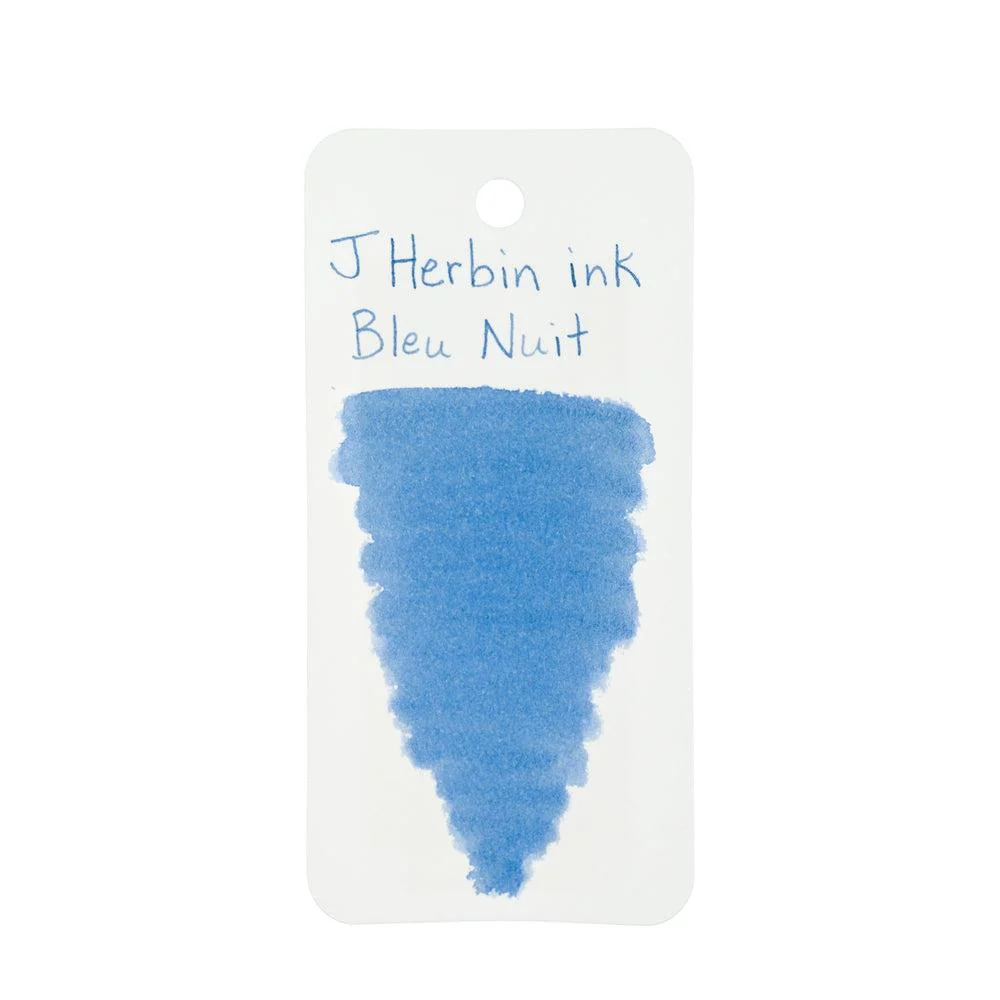 J Herbin Ink Bottle (10ml / 30ml) - Bleu Nuit - Image 4