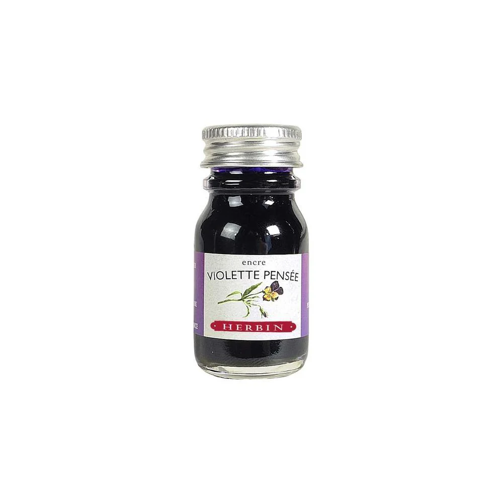 J Herbin Ink Bottle (10ml / 30ml) - Violette Pensée - Image 2