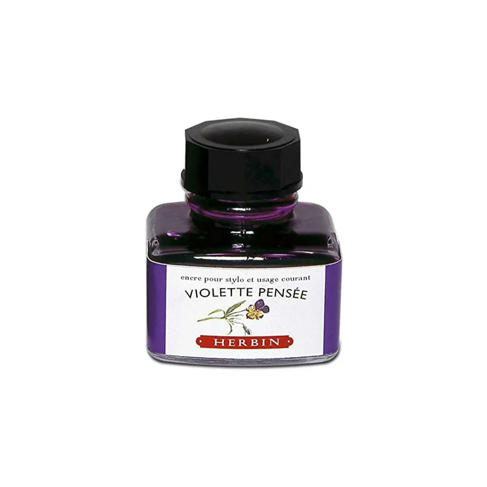J Herbin Ink Bottle (10ml / 30ml) - Violette Pensée - Image 3