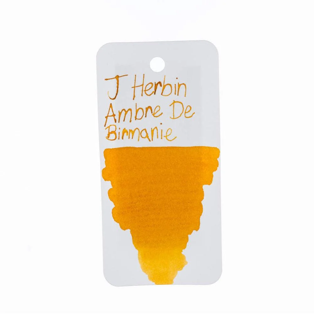 J Herbin Ink Bottle (10ml / 30ml) - Ambre de Birmanie - Image 4