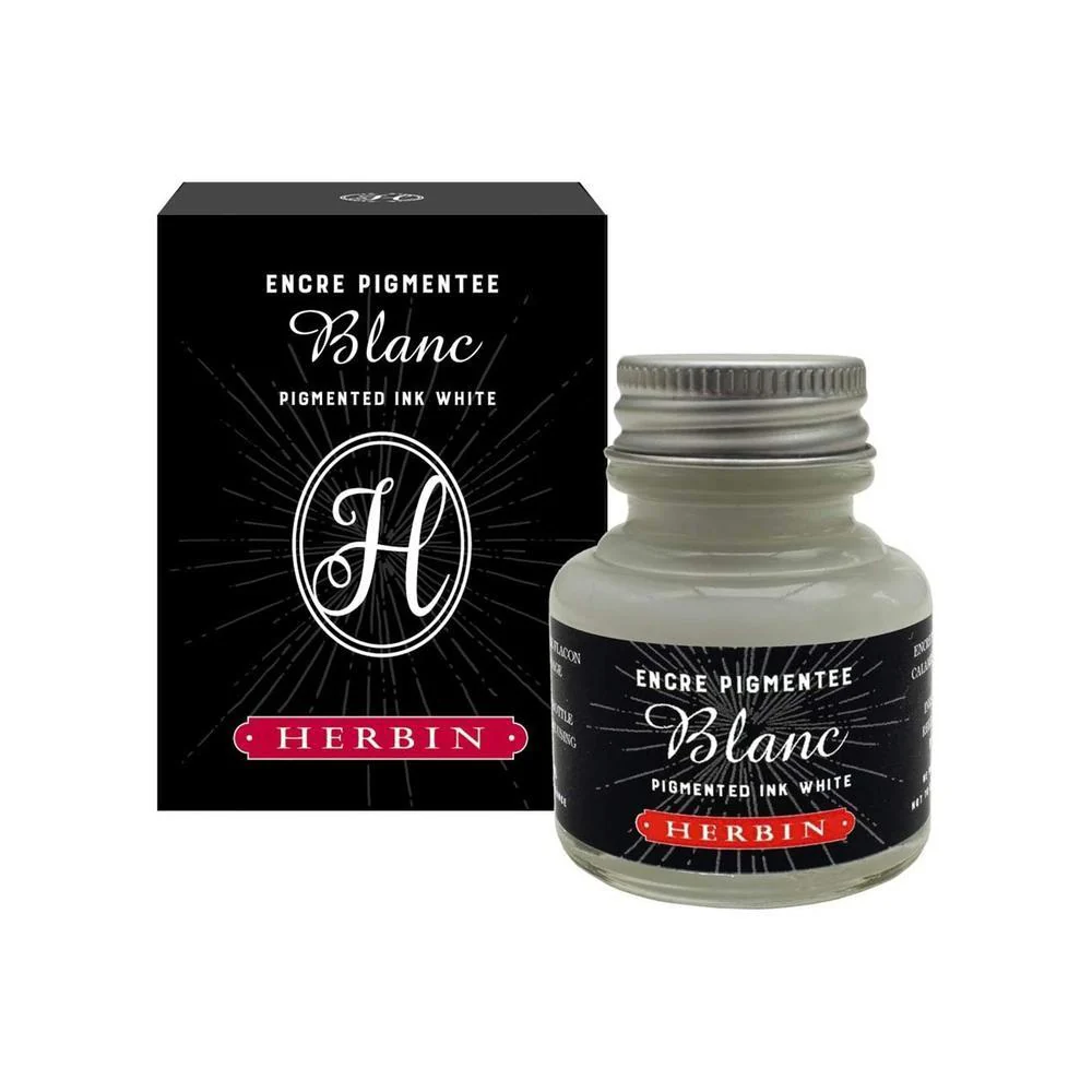 J Herbin Ink Bottle (30ml) - Pigmented Ink (Encre Pigmentee) - Image 2
