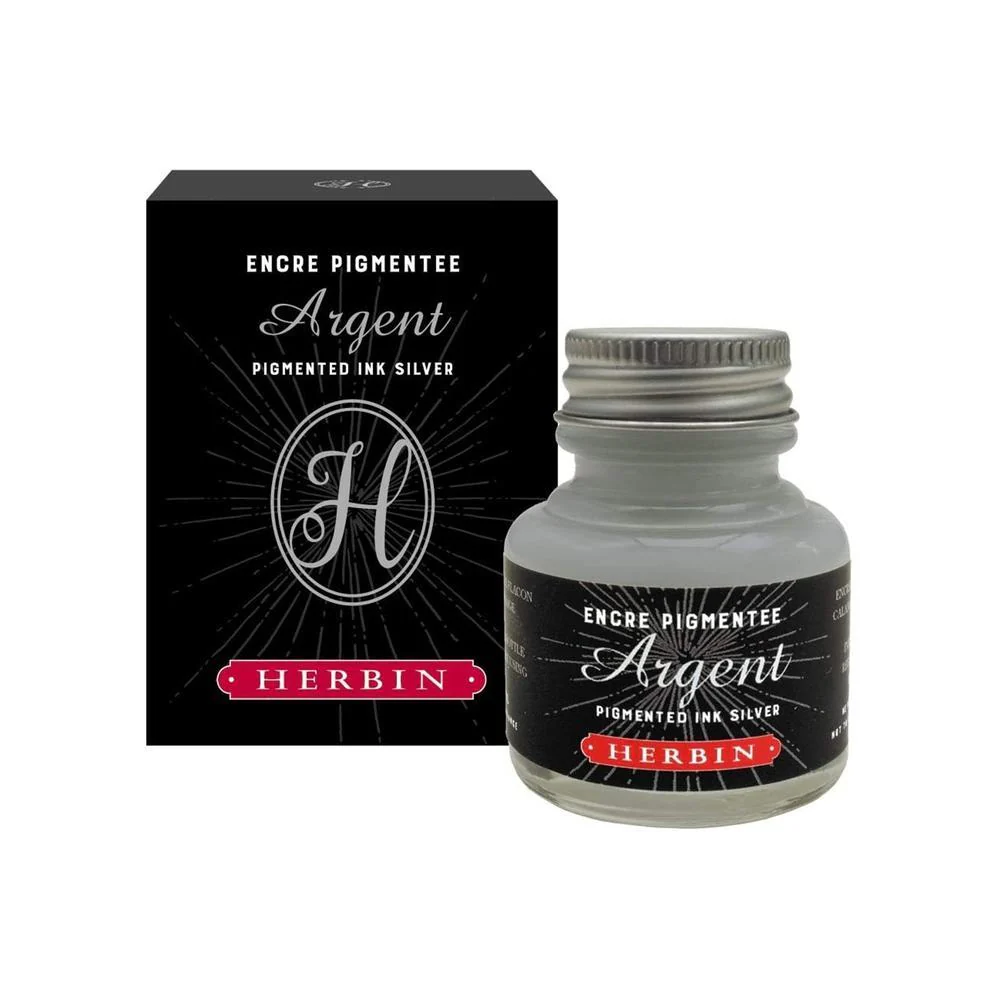 J Herbin Ink Bottle (30ml) - Pigmented Ink (Encre Pigmentee) - Image 4