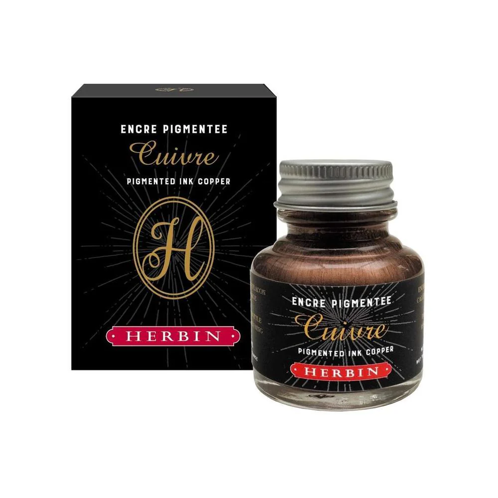 J Herbin Ink Bottle (30ml) - Pigmented Ink (Encre Pigmentee) - Image 6