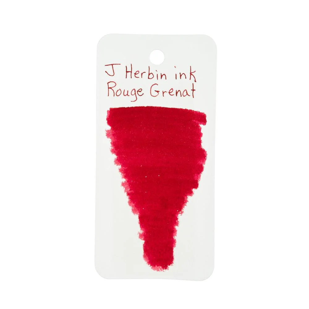 J Herbin Ink Bottle (10ml / 30ml) - Rouge Grenat - Image 4