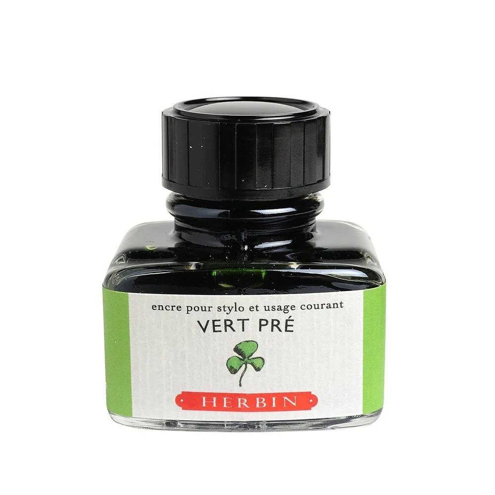 J Herbin Ink Bottle (10ml / 30ml) - Vert Pre - Image 3