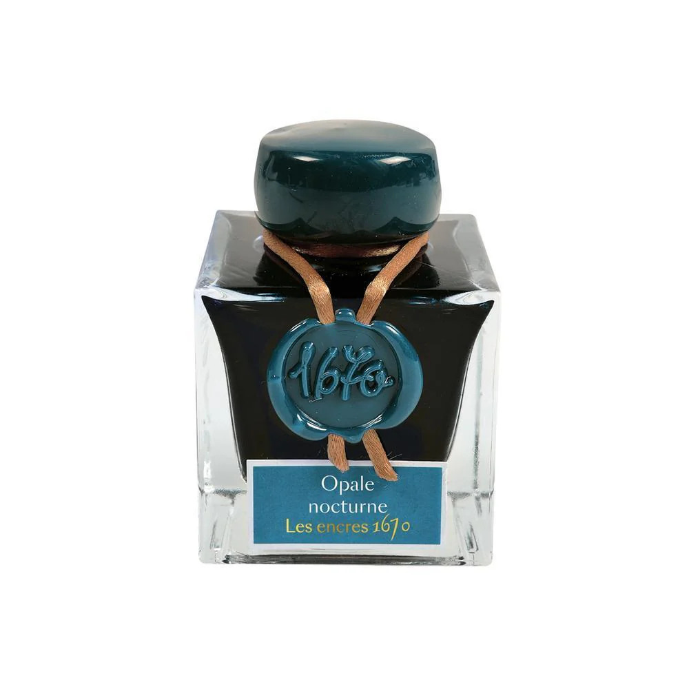 J Herbin Ink Bottle (50ml) - 1670 Anniversary Ink - Opale Nocturne - Image 2
