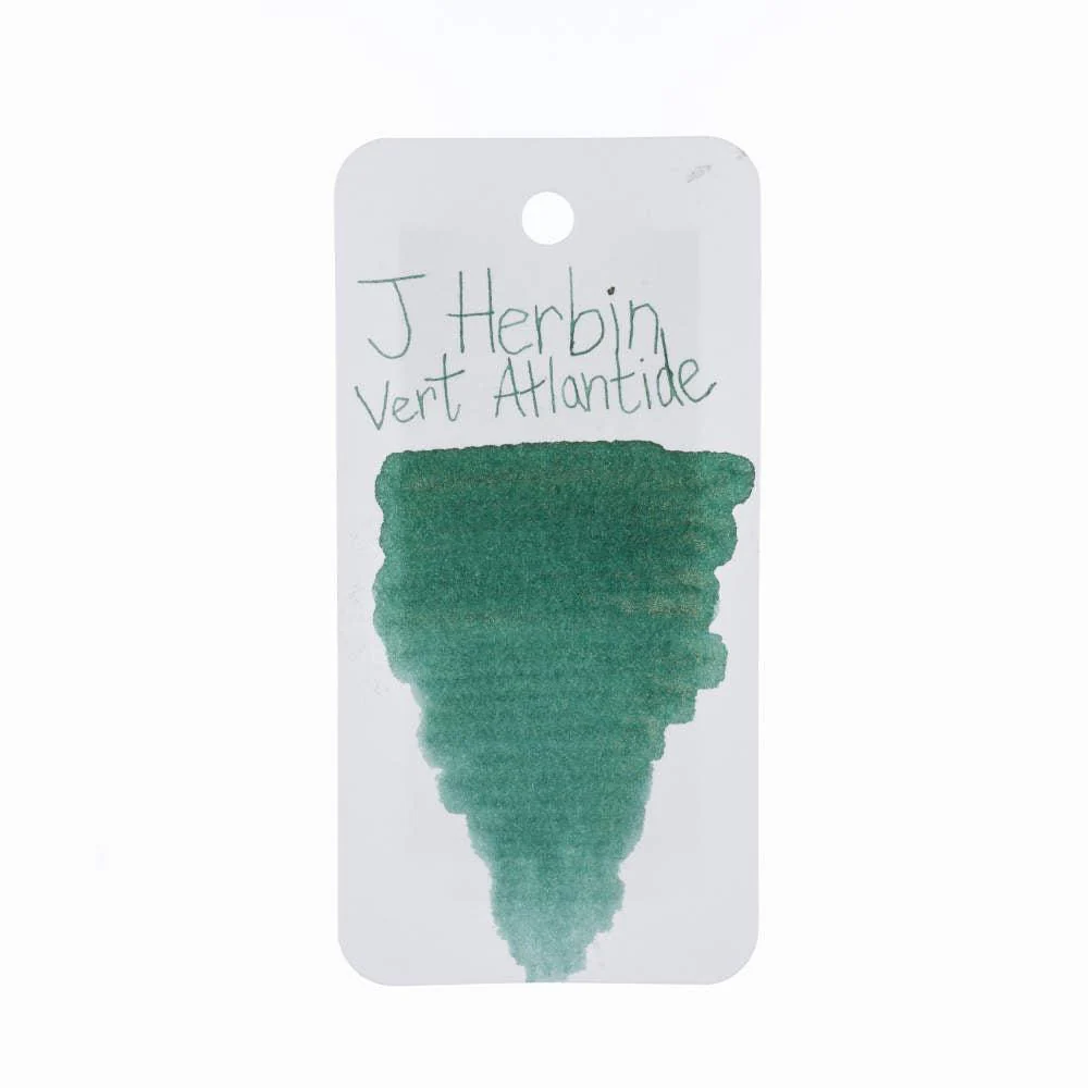 J Herbin Ink Bottle (50ml) - 350 Anniversary Ink - Vert Atlantide - Image 4
