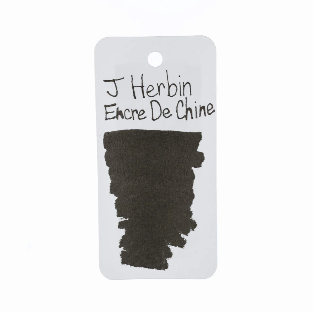 J Herbin Ink Bottle (50ml) - India Ink (Encre De Chine): China Ink - Image 2