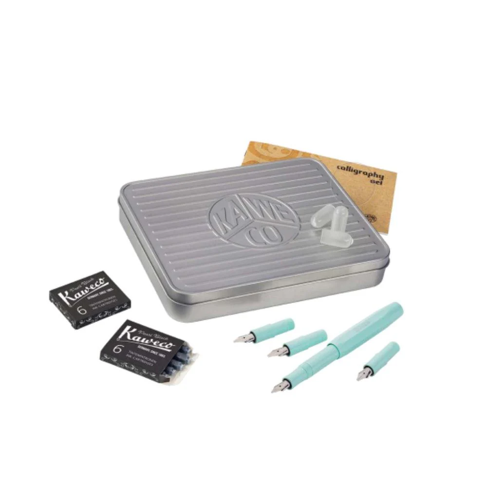 Kaweco Gift Set - Calligraphy Set - Mint (1.1 / 1.5 / 1.9 / 2.3) - Image 2