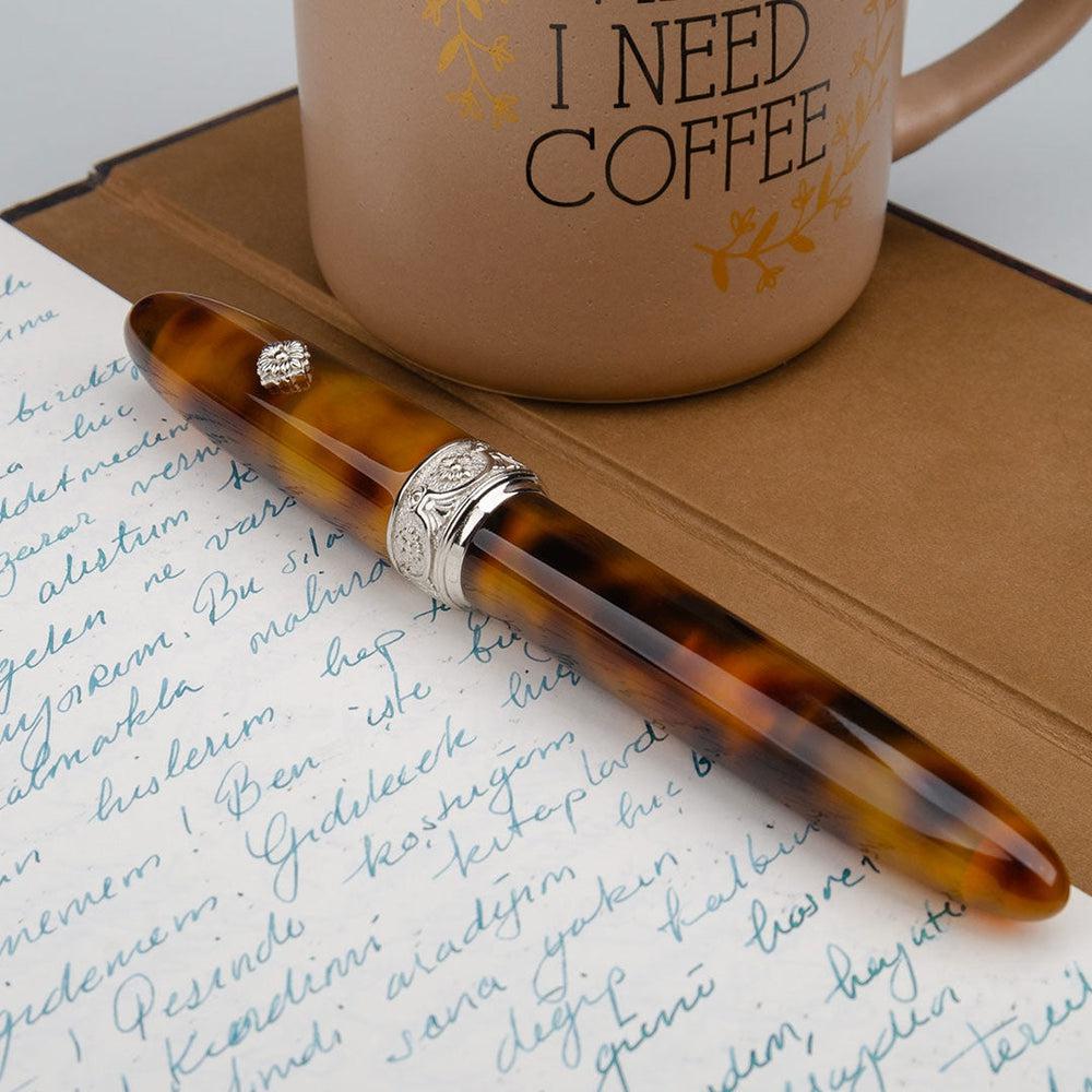 Kilk Fountain Pen - Tortoise Baroque (New Version) (2024) - Image 2