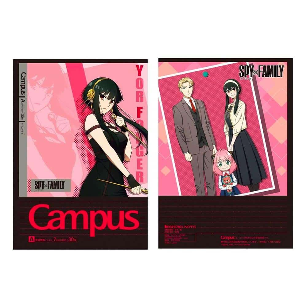 Kokuyo Notebook (5-Pack) - Campus - Spy Family - 5 Designs - Image 4