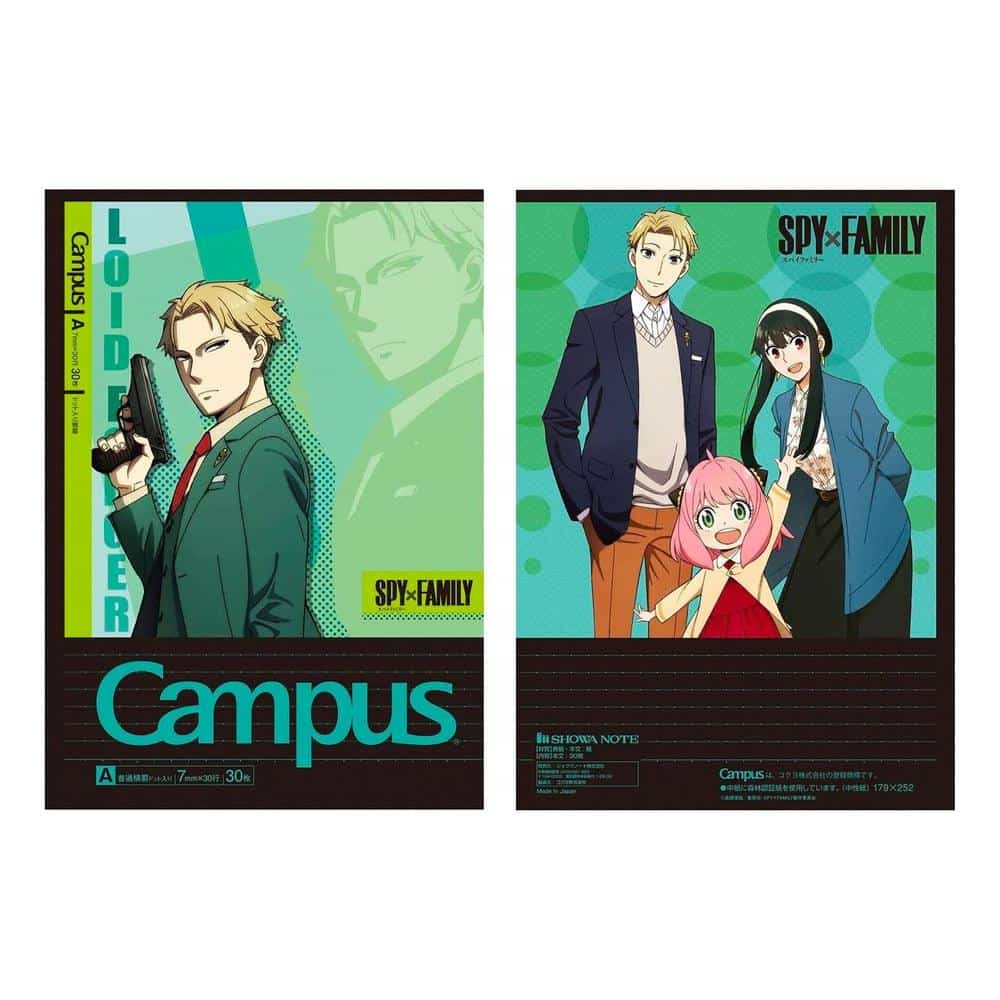 Kokuyo Notebook (5-Pack) - Campus - Spy Family - 5 Designs - Image 6