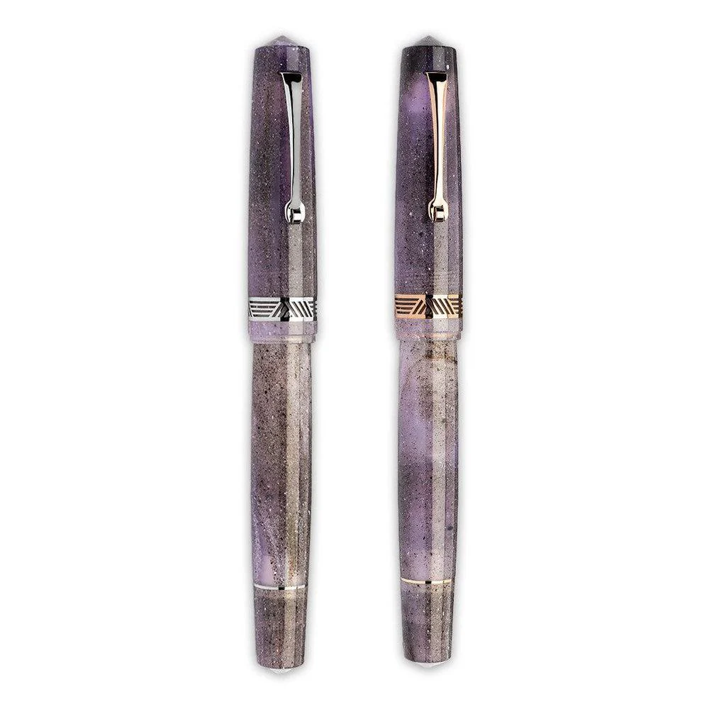 Leonardo Fountain Pen - Momento Magico (14K Gold) - Amethyst - Image 2