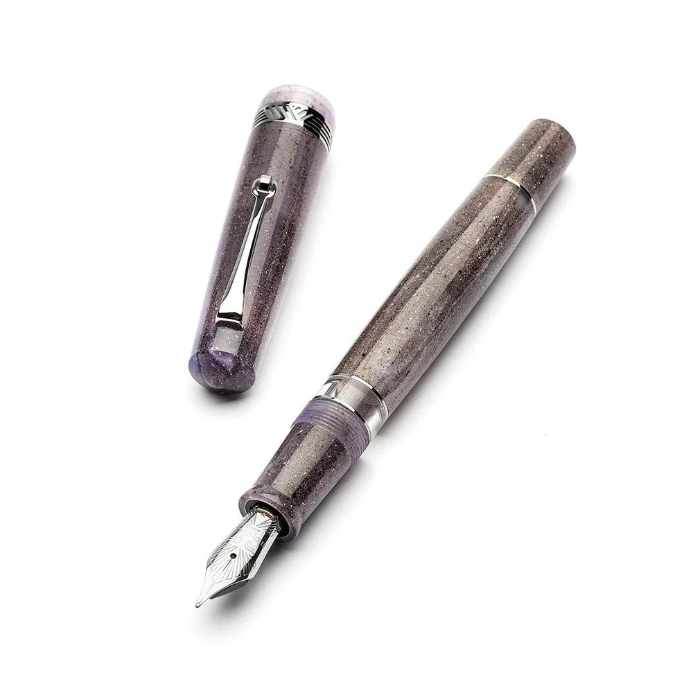 Leonardo Fountain Pen - Momento Magico (14K Gold) - Amethyst - Image 3