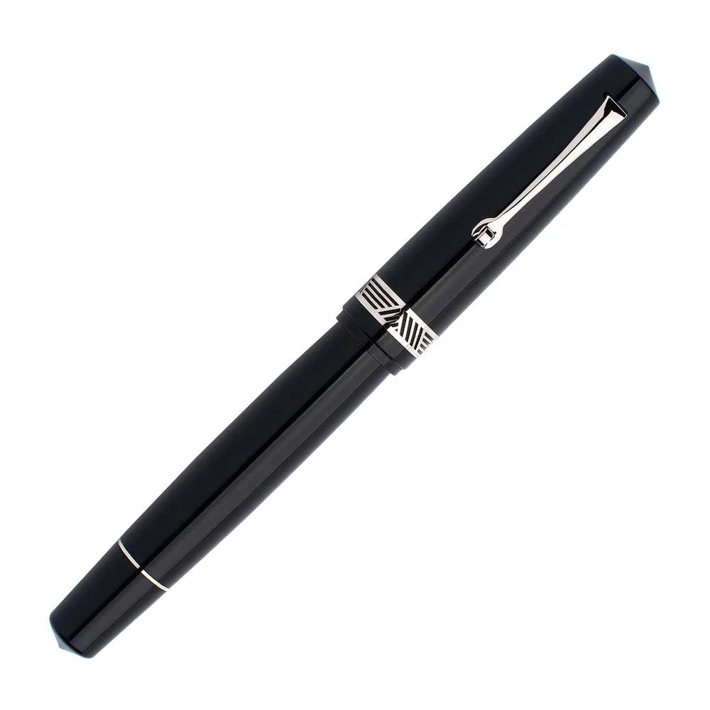 Leonardo Fountain Pen - Momento Magico (14K Gold) - Black Glossy - New Edition (2022) - Image 5