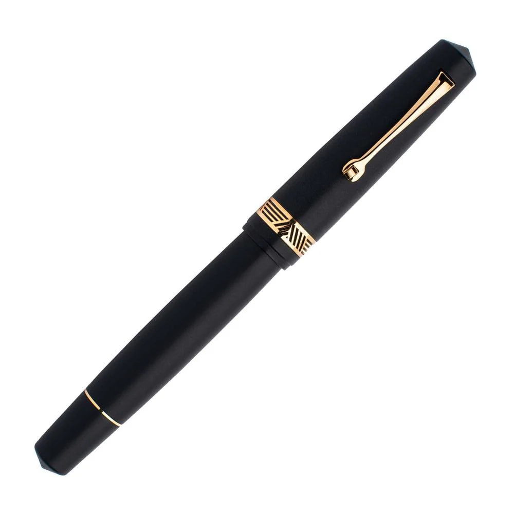Leonardo Fountain Pen - Momento Magico (14K Gold) - Black Matte - New Edition (2022) - Image 4