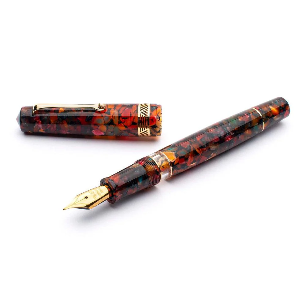 Leonardo Fountain Pen - Momento Magico (14K Gold) - Millefiori - New Edition (2022) - Image 2