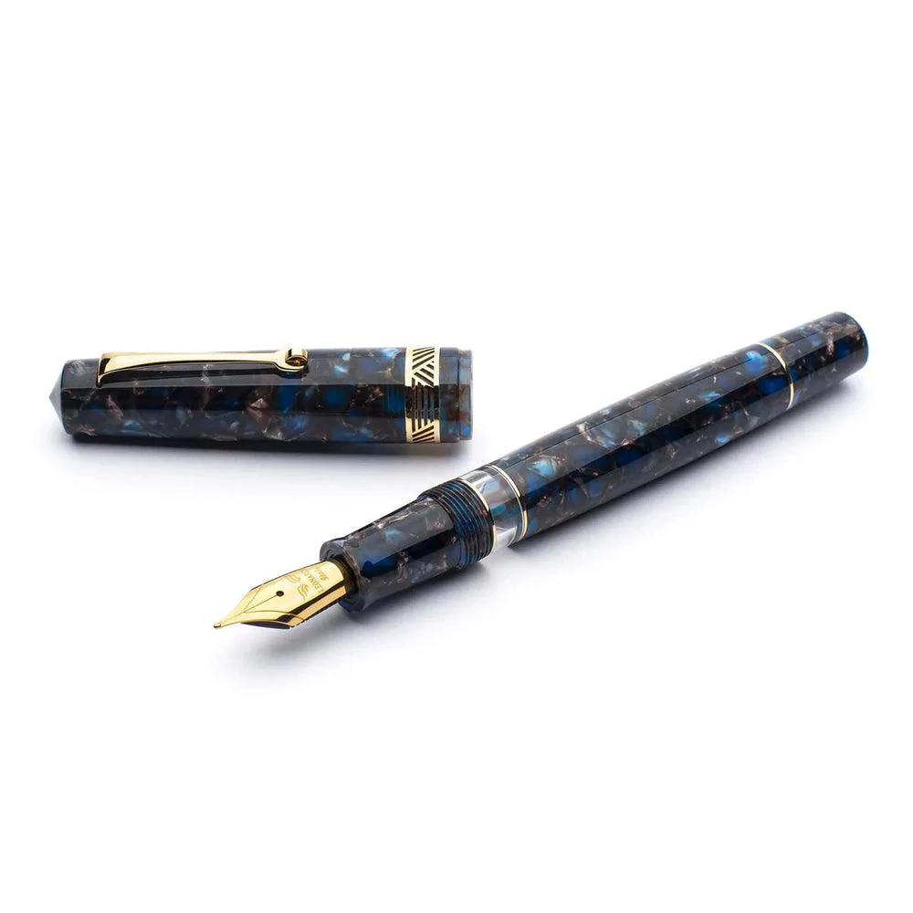 Leonardo Fountain Pen - Momento Magico (14K Gold) - Pietra Salata - New Edition (2022) - Image 5