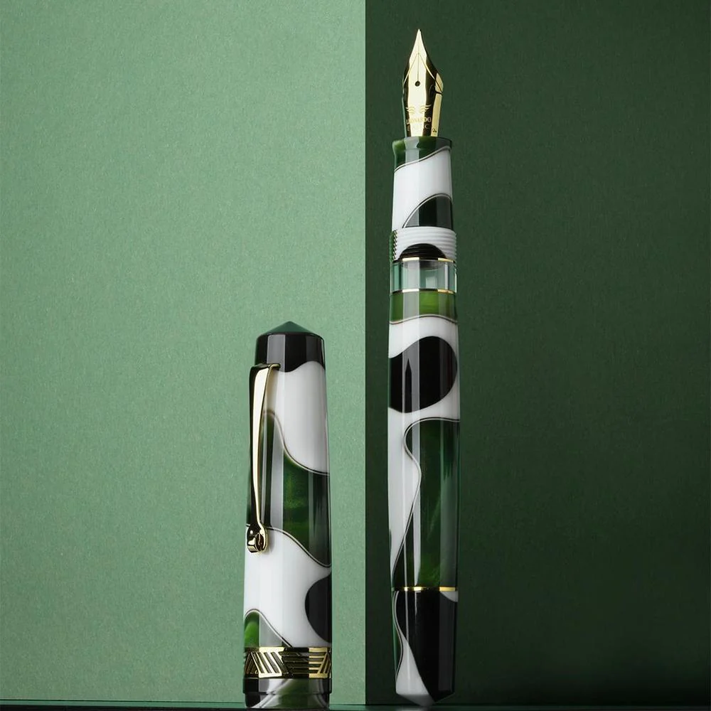 Leonardo Fountain Pen - Momento Magico - Foglia (Stainless Steel) - Image 2