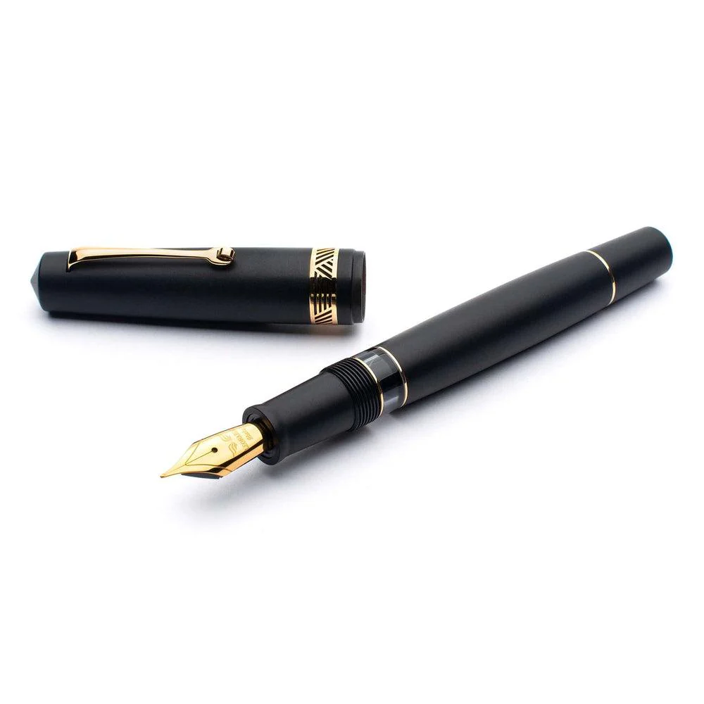 Leonardo Fountain Pen - Momento Magico (Stainless Steel) - Black Matte - New Edition (2022) - Image 7