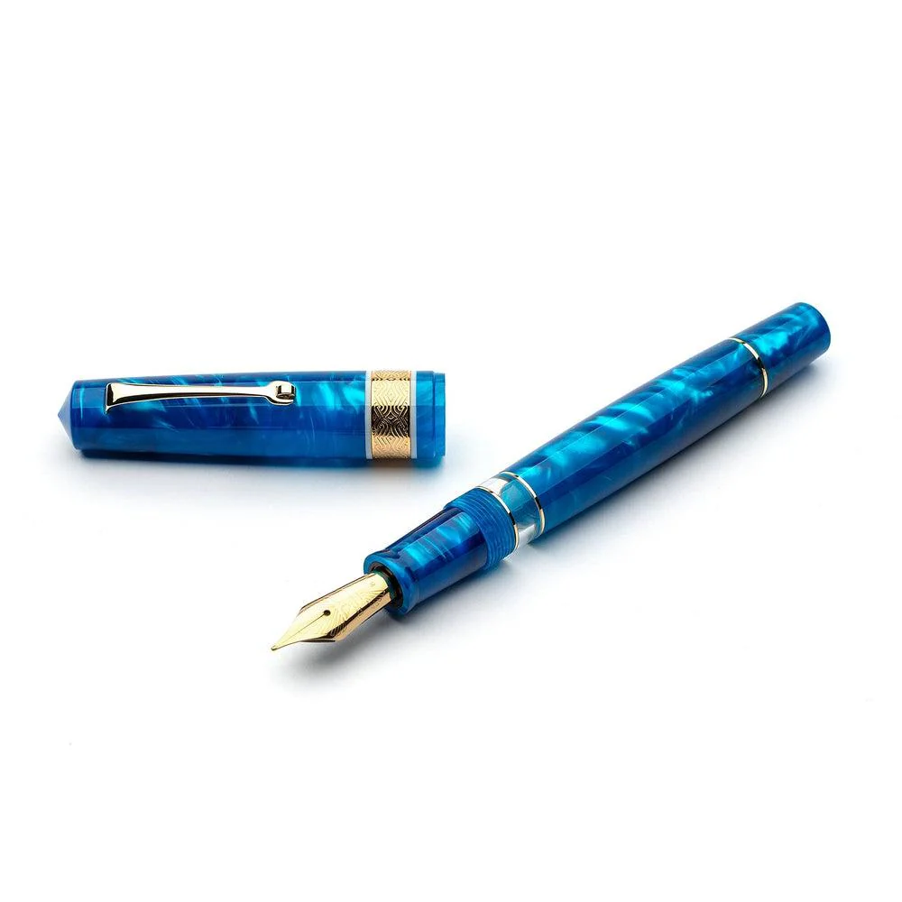 Leonardo Fountain Pen - Momento Magico (Stainless Steel) - Pithecusa - Image 3