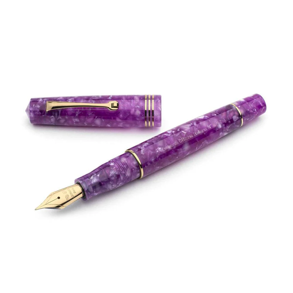 Leonardo Fountain Pen - Momento Zero (14K Gold) - Lavanda - Image 3